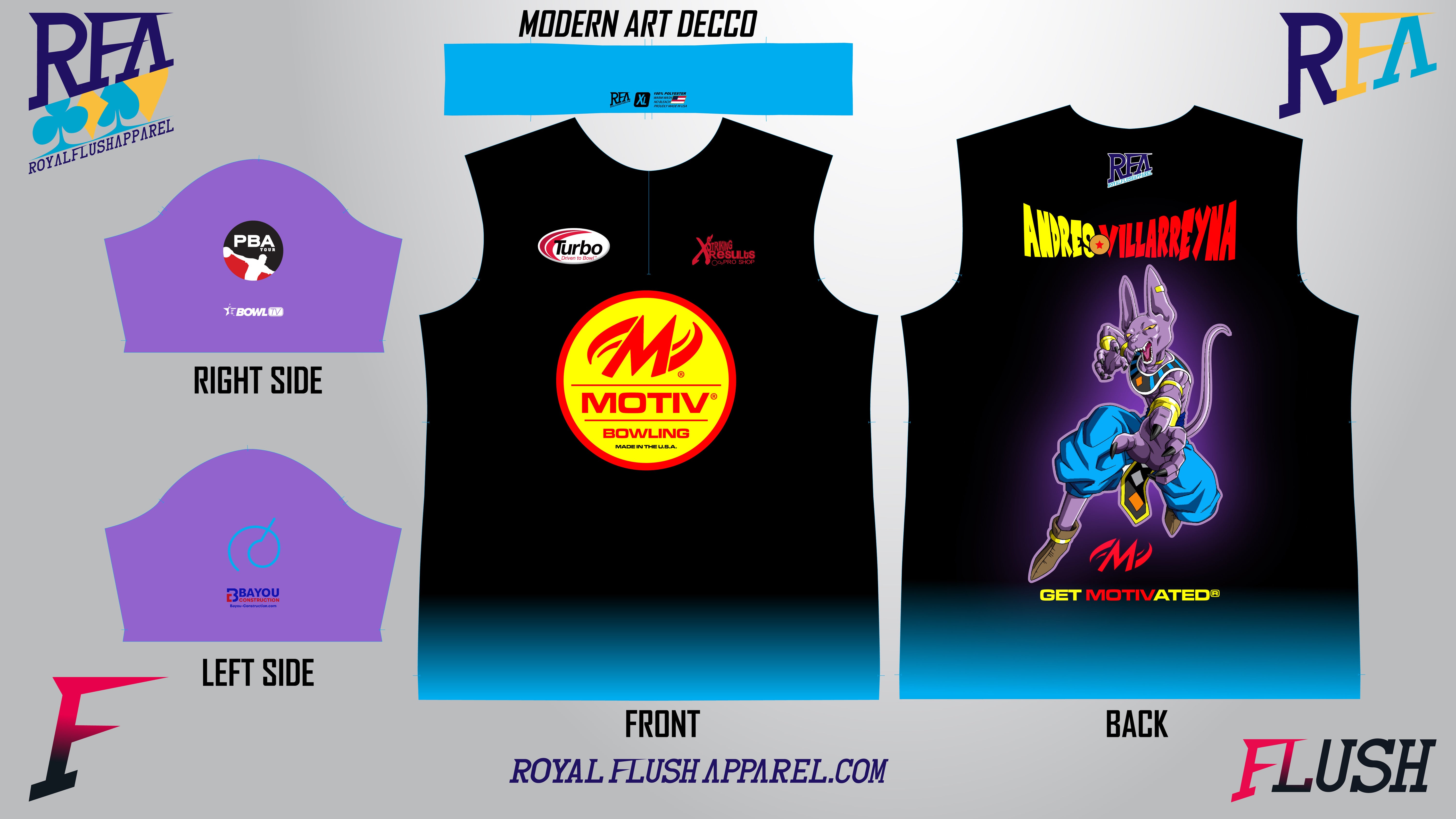 Andres Villarreyna Lord Beerus Replica Jersey